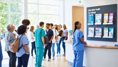 health screenings are available